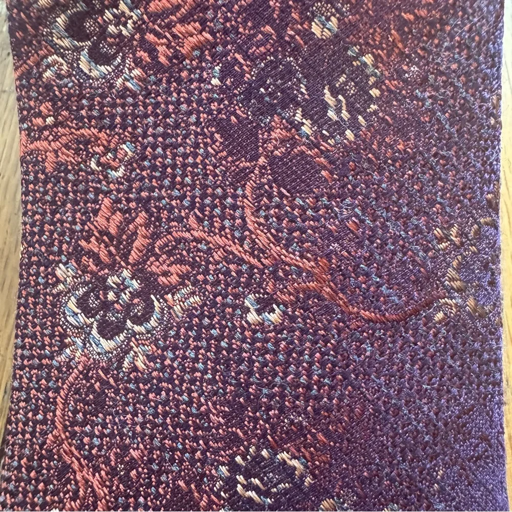 C2 by Calibrate Burgundy Floral Tie - Picture 9 of 10